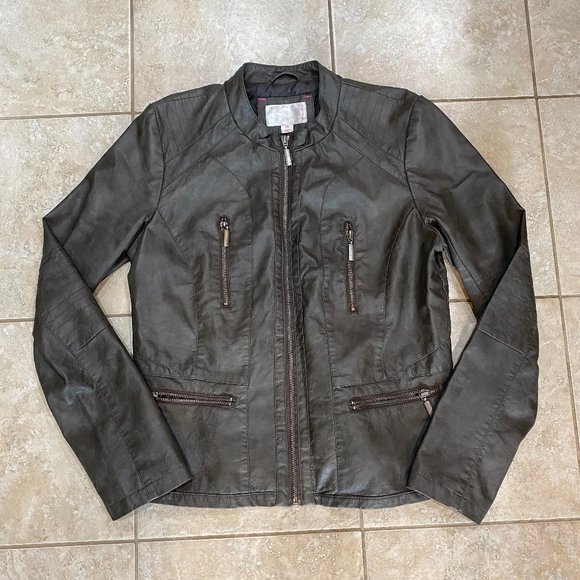 Xhilaration Jackets & Blazers - Xhilaration Faux Leather Jacket